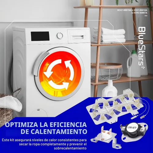 Vista 2 de BlueStars DC47-00019A Kit de elementos calefactores para secadora