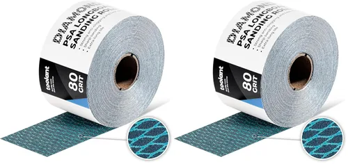 Vista 15 de toolant Rollo de papel de lija con forma de diamante de grano 60, 2-3/4 pulgadas de ancho, 10 yardas de largo Longboard, papel de lija autoadhesivo