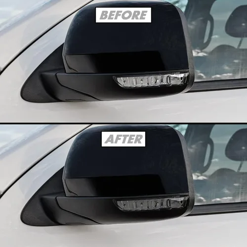 Vista 9 de SlickMod Tinte de humo de vinilo precortado para faros Dodge Durango 2011-2023 (20% humo oscuro, 1. faro)