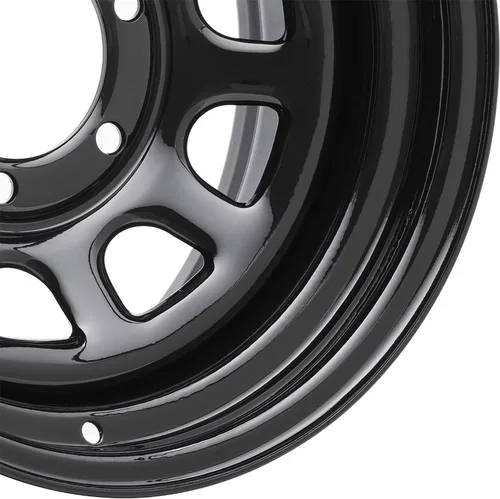 Vista 2 de Rueda de acero Pro Comp Serie 51 con acabado negro brillante (17x8 pulgadas/6x5.5 pulgadas)