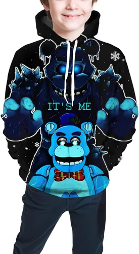Vista 3 de BLYLUXU Youth Hoodie Boys and Girls 3D Printed Pullover Sweatshirt Kids Cartoon Game Sport Hoodie