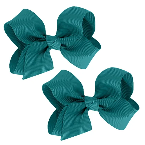 Vista 31 de WD2U - Juego de 2 lazos pequeños de grogrén de 3 pulgadas, pinzas de cocodrilo para bebé (verde manzana)