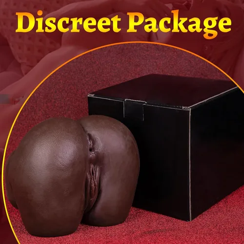 Vista 11 de Hipgaga Muñeca Sexual Negra Masturbador Masculino Muñeca Realista de Bolsillo Juguetes para Adultos, 20 Lb Muñecas Sexuales de Tamaño Completo