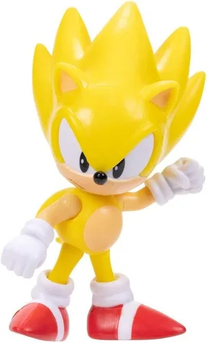 Vista 2 de Sonic The Hedgehog Mini figura de acción clásica Super Sonic de 2.5