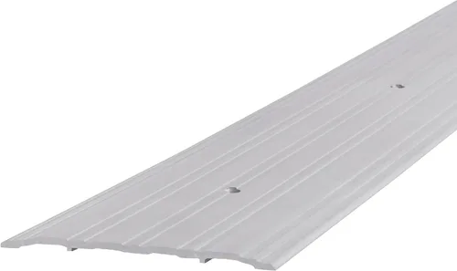 Vista 8 de MD Building - Umbral de perfil plano, comercial, plateado, 3-7/8 pulgadas x 36 pulgadas