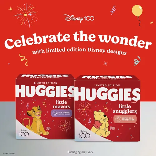 Vista 2 de Huggies Little Snugglers - Pañales para bebé, talla recién nacido (hasta 10 libras), 31 unidades, pañales para recién nacidos (paquete de 2)