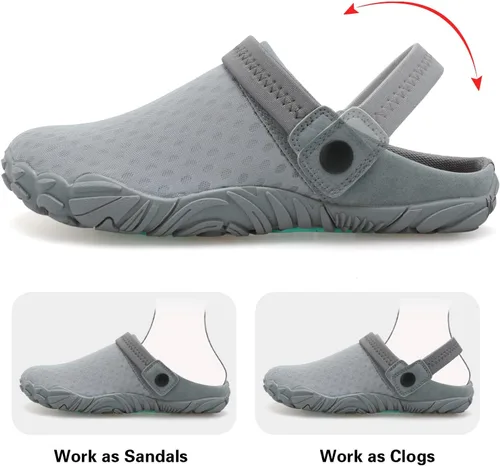 Vista 3 de Besroad Outdoor Hiking Slip on Sandals Sports Water Shoes Fashion Sneakers Slippers Classic Clogs for Women Men