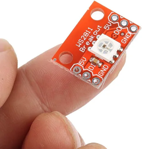 Vista 3 de WS2812 5pcs módulo, tablero RGB LED WS2812B con control de color independiente para 5050 RGB LED