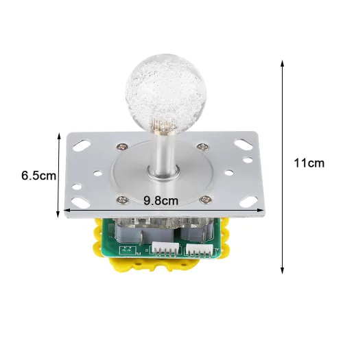 Vista 6 de LED Arcade Joystick Colorful iluminada Joystick switchable desde 4a 8manera la operación para Arcade Juego