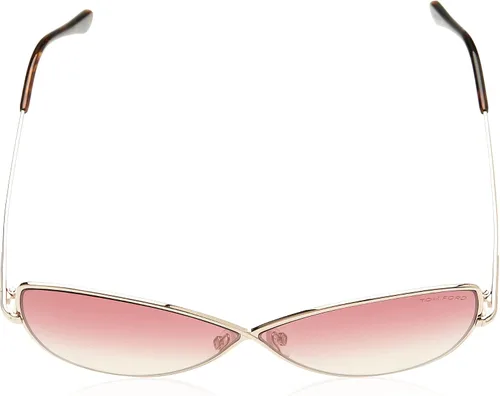 Vista 4 de Tom Ford FT0569 28T Shiny Rose Gold Elisa Cats Eyes Gafas de sol Categoría 1