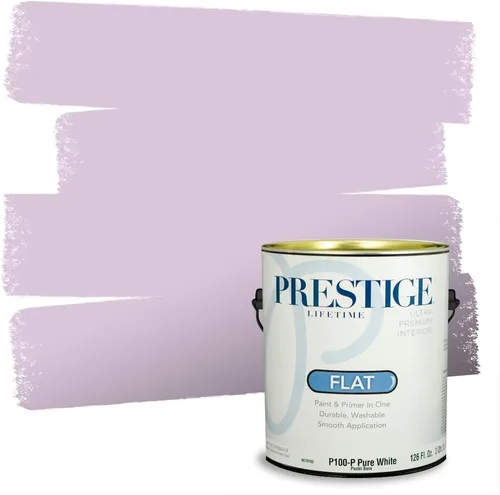 Vista 36 de PRESTIGE Pinturas de pintura interior e imprimación en uno, 1 galón, plano, combinación comparable de Sherwin Williams* Kimono Violet*