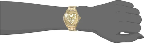 Vista 2 de GUESS U0910L2 - Reloj de pulsera para mujer con esfera dorada y correa de acero inoxidable