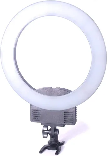 Vista 5 de Kaezi LED240 v2 - Anillo de luz LED bicolor de 12 pulgadas, 36 W, 240 unidades, 3000 K-6000 K, fotografía regulable para cámara fotográfica y video
