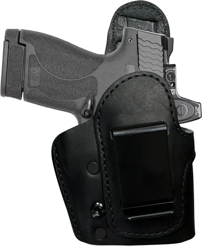 Vista 22 de Urban Carry LockLeather IWB RMR/RDS Holster - Right Handed Secure & Comfortable Leather/Polymer Hybrid Design for Optimal Comfort Compatible with