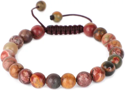 Vista 98 de AD Beads Pulseras de piedras preciosas unisex de 0.315 pulgadas (0.315 in), macramé curativo ajustable de 7 a 9 pulgadas Usa esta pulsera