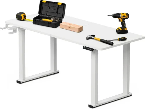 Vista 14 de 63" Dual-Motor Electric Height Adjustable Workbench Negro