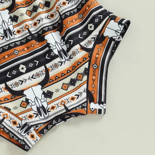 Vista 145 de TheFound Trajes de verano para niñas pequeñas, sin mangas, de punto acanalado, halter, pantalones cortos, ropa para recién nacidos, conjunto de 3