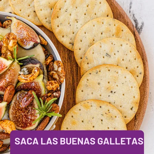 Vista 5 de Milton's Gourmet Crackers, Original Multi-Grain – Proyecto verificado sin OMG, ingredientes naturales, Kosher, ideal para tablas de embutidos – 8.4