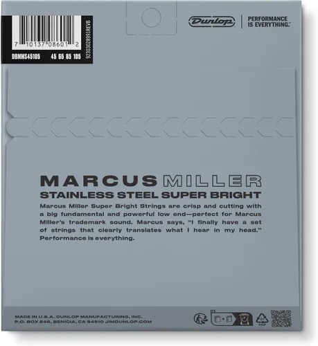 Vista 6 de Jim Dunlop Cuerdas para bajo Marcus Miller Super Bright™