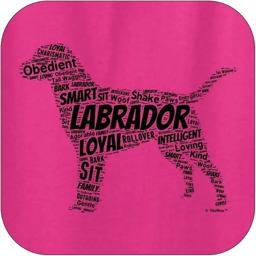 Vista 2 de Labrador Retriever Word Art Dog Puppy Owner Sudadera con capucha