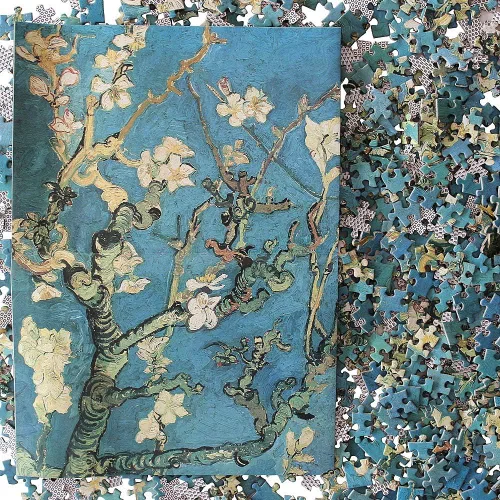Vista 3 de Moruska Vincent Van Gogh - Rompecabezas de 1000 piezas de pintura artística para adultos