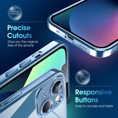 Vista 335 de Supdeal Funda cristalina transparente para iPhone 11, [No se amarillea] [Protección de la cámara] [Probado contra caídas de grado militar] Funda