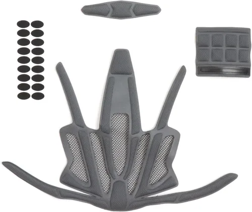 Vista 10 de Kit de almohadillas de espuma para casco interior, forro protector de esponja sellada, forro de protección, juego de alfombrillas para deportes al