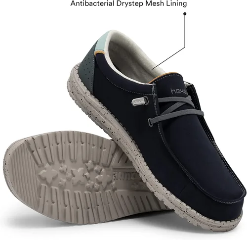 Vista 3 de Hey Dude Wally Adv - Mocasines de hombre con cordones para hombre, cómodos y ligeros