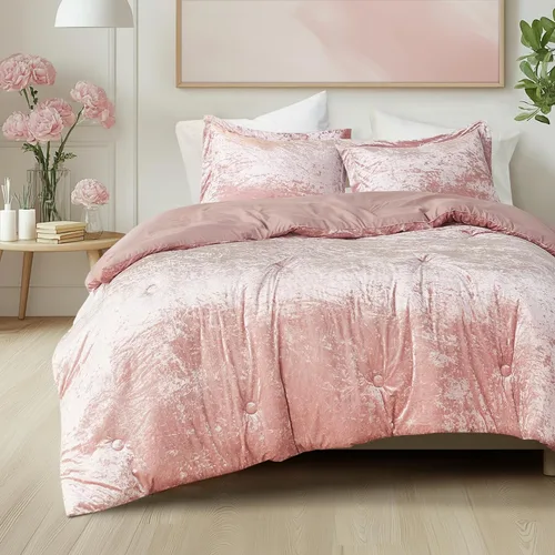 Vista 12 de Comfort Spaces - Juego de edredón reversible de terciopelo negro, 2 piezas Back to School twin XL Dorm Bedding Sets, Brushed Microfiber Reverse