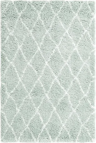 Vista 19 de Unique Loom Rabat Shag Collection - Alfombra de área con enrejado (2 pies 2 pulgadas x 3 pies 1 pulgada, rectangular, marfil puro/gris)