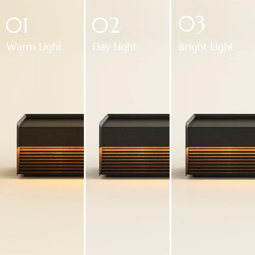 Vista 8 de POVISON Soporte de TV moderno de mediados de siglo totalmente ensamblado con luces LED ajustables, consola multimedia de madera, centro