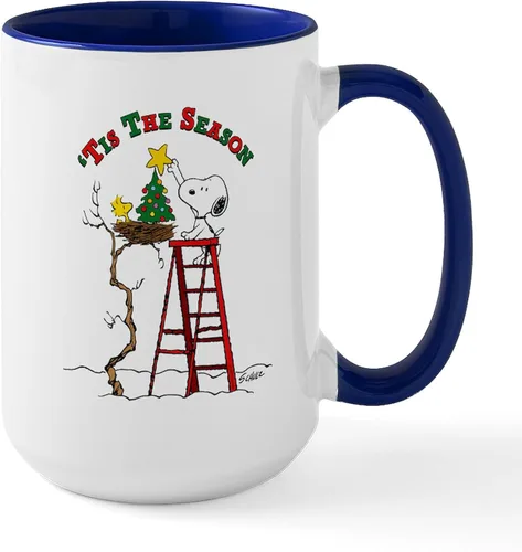 Vista 12 de CafePress Cactus Lights - Taza grande de cerámica (15.0 fl oz)