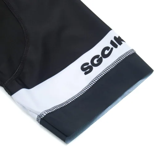 Vista 5 de Pantalones cortos de ciclismo con corte láser para hombre, mallas acolchadas 5D para ciclismo, Italia, banda eléctrica, pantalones de bicicleta