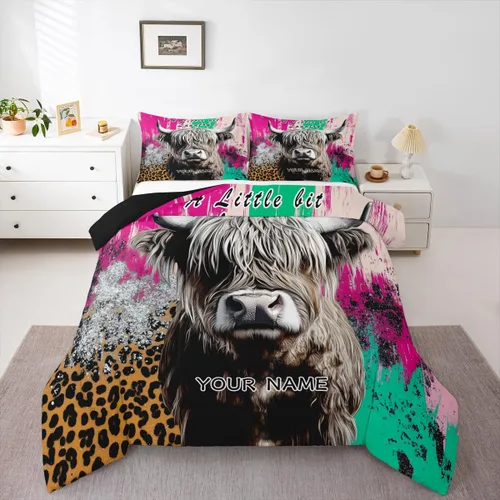 Vista 16 de Juego de ropa de cama personalizado con lentejuelas negras y doradas, tamaño individual, edredón de corazón dorado con purpurina para mujeres