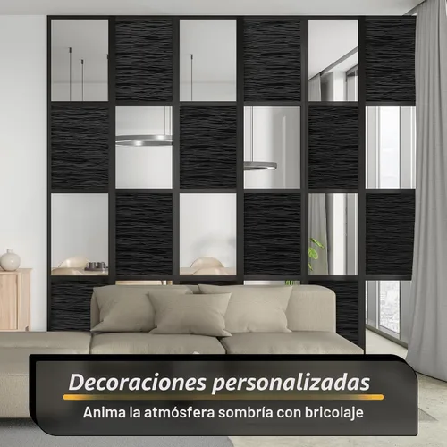 Vista 6 de rabbitgoo - Película opaca de privacidad para ventana, patrón de ondas, 11.8 x 78.7 pulgadas Onda negra