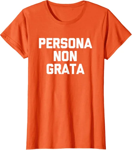 Vista 37 de Persona Non Grata - Divertida camiseta sarcástica con frase sarcástica, Negro