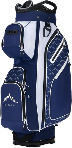 Vista 11 de UNIHIMAL Bolsa de carrito de golf de 14 vías con parte superior divisora de longitud completa y múltiples bolsillos, bolsa de golf para hombres