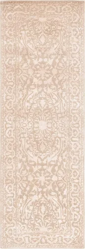 Vista 6 de SAFAVIEH Silk Road Collection SKR213G - Alfombra decorativa de lana tradicional hecha a mano, 2 x 3 pies, color granate y marfil