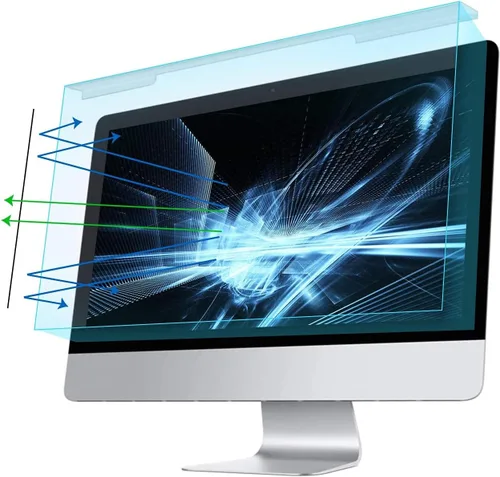 Vista 9 de MOSISO - Protector de pantalla con bloqueo de luz azul para computadora 19-19.5 inch Screen Eye Protection Filter Film Panel for Diagonal 19,19.5