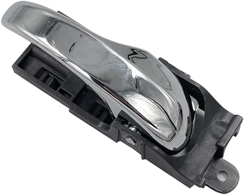 Vista 5 de Manija interior de la puerta del lado del conductor izquierda cromada compatible con Ford F150 1999-2004