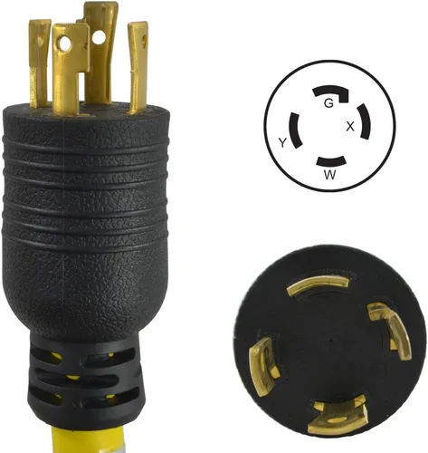 Vista 2 de Conntek 20601 L14-30 Cable de extensión para generador (25 pies)