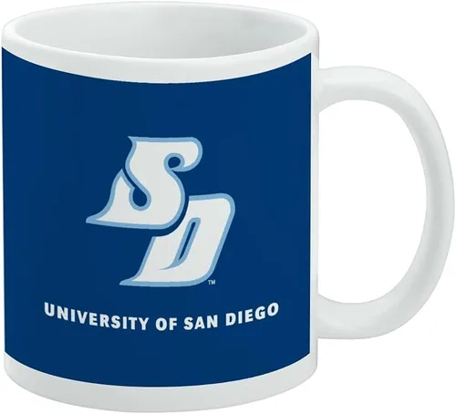 Vista 426 de Taza de cerámica con el logotipo principal de la Universidad Rider, taza de regalo novedosa para café, té y bebidas calientes, 11oz, blanca
