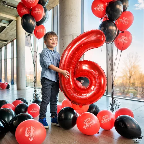 Vista 1157 de KatchOn Globo negro del número 1 de 40 pulgadas, globo de feliz cumpleaños Large Mylar Number One Balloon for 1st Birthday Decorations, Foil