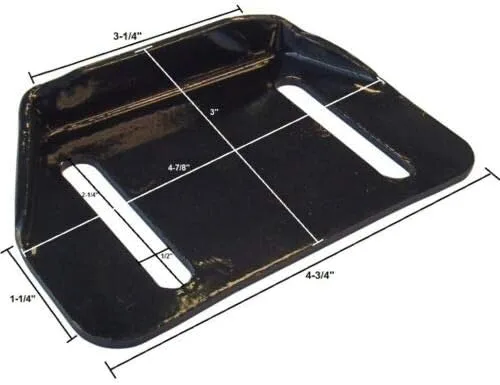 Vista 2 de MaxLLTo Zapata quitanieves para 784-5580-0637 Craftsman MTD 2 Stage Skids 784-5580 Negro 1 Pieza