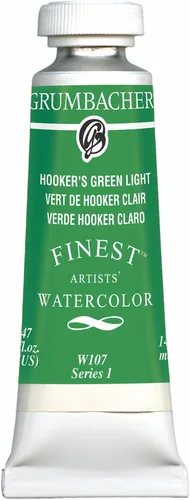 Vista 8 de Grumbacher Finest - Pintura de acuarela, 0.5 fl oz/0.47 oz, óxido de cromo verde (ligero)