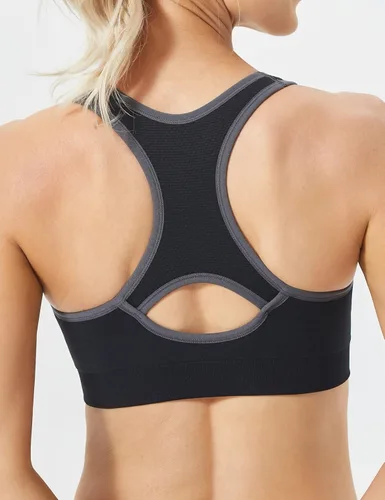 Vista 3 de FITTIN Racerback Sports Bras for Women - Padded Seamless High Impact Support for Yoga Gym Workout Fitness