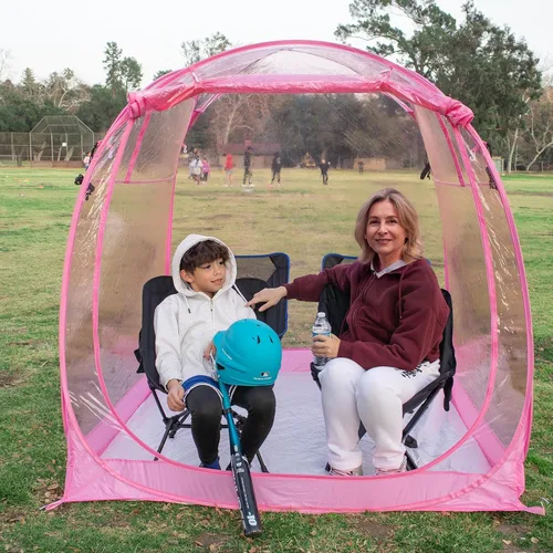 Vista 9 de All Weather Proof Pod Sports Tent,Outdoor Weather Tent Sports Pod Pop Up Shelter with Sealed Floor,Clear Tent for Sport Event,Camping,Fishing 8