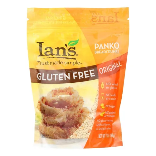 Vista 5 de Ians Natural Foods Pan rallado Panko Gf Org Paquete de 6