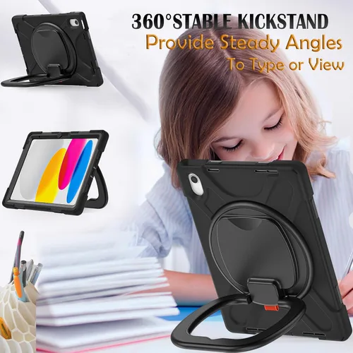 Vista 3 de Funda para iPad de 11ª Generación 11" (A16) 2025, iPad de 10ª Generación 10.9" 2022, Funda a Prueba de Golpes para Niños con Protector de Pantalla