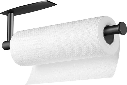 Vista 12 de Portarrollos de Papel para Cocina, Toallas de Papel a Granel - Autoadhesivos para Debajo del Gabinete, Ambos Disponibles en Adhesivo y Tornillos